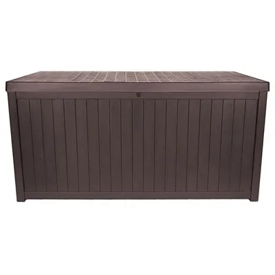 Cutie de depozitare TOUGH MASTER TM-SBW43H, 430L, stil lemn, culoare cafea, cu balamale