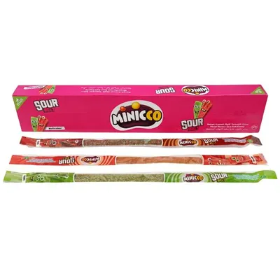 Jeleu Minicco Metru Mix, cu arome de fructe, 15g Engros