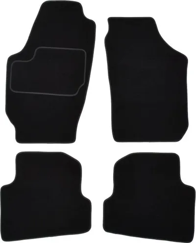 Covorase auto (set, velur, culoare negru) SKODA FABIA II intre 2006-2014
