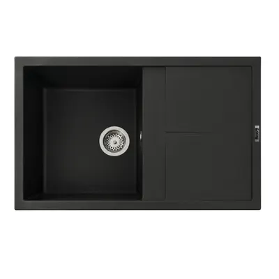 Chiuveta de bucatarie Elefant Premium Selena Negru metalic 785x495mm