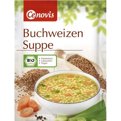 Set 2 x Supa de Hrisca Bio, fara Gluten, Cenovis, 42 g