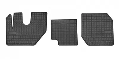 Covor podea FROGUM cauciuc, 3 buc. BASIC, set, culoare neagra, potrivit RVI D 01.13-, Camion
