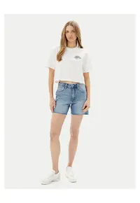 Tricou dama alb - bumbac