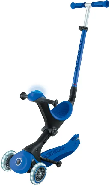 Trotinetă pentru copii 3 в 1 Globber - Deluxe Flash Lights, albastru