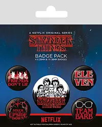 Set insigne - Stranger Things Log