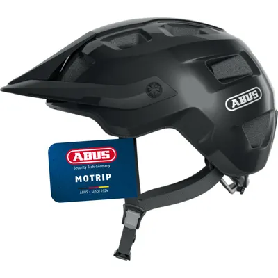 Casca ABUS MoTrip shiny black, mărimea L (57-61 cm)