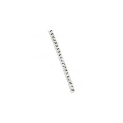 Marcaj CAB 3 - pentru wiring 0.5 to 1.5 mm² - numbers 61 to 80