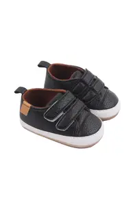 Pantofi Cu Barete Cu Arici - Piele ecologica - Baieti - Negru