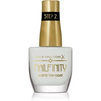 Max Factor Nailfinity Matte Top Coat lac gel de unghii pentru acoperirea superioară cu efect matifiant