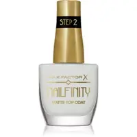 Max Factor Nailfinity Matte Top Coat lac gel de unghii pentru acoperirea superioară cu efect matifiant