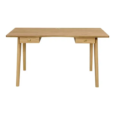 Birou cu aspect de lemn de stejar 70x140 cm Nice – Woodman