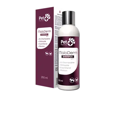 VetFood, MalaDerm Shampoo, 200 ml