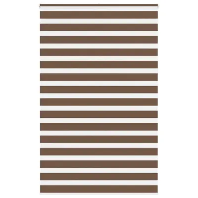 Gossi jaluzea tip zebra maro latime tesatura 140,9 cm poliester