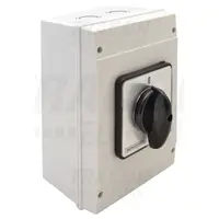 Intrerupator manual, ON-OFF, in carcasa TK-126/3T65 400V, 50Hz, 125A, 3P, 30kW, 88×88mm, 60°, IP65