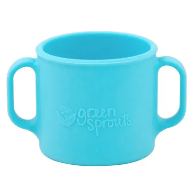 Cana de invatare Learning Cup Green Sprouts Aqua