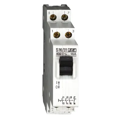 Comutator de comanda modular, 0-1, 3ND + 1NI, 16A