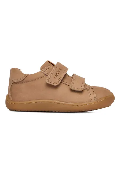 Pantofi sport copii - piele naturala - velcro - maro