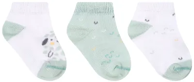 Șosete de vară pentru bebeluși KikkaBoo Sleepy Sheep - 1-2 ani, 3 buc