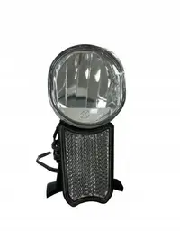 Lumină față pentru bicicletă HERRMANS H-DRIVER cu dinam, LED negru
