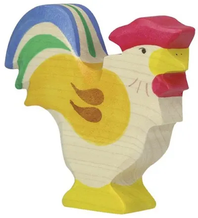 Figurină din lemn Holztiger - Rooster