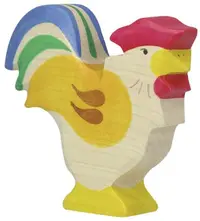 Figurină din lemn Holztiger - Rooster