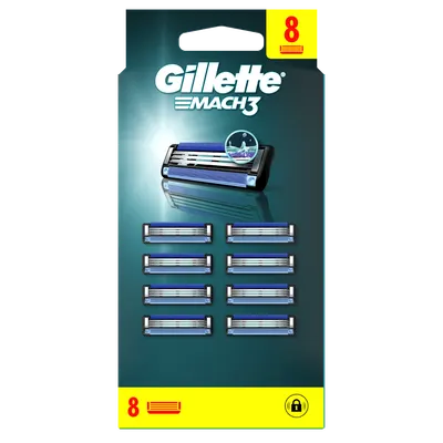 Set rezerve aparat de ras Mach3, 8 bucati, Gillette