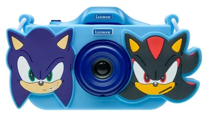 Aparat foto pentru copii cu husă de protecție Lexibook - Sonic