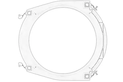 Carcasa ventilator radiator potrivit IVECO EUROTECH MH, EUROTECH MP, EUROTECH MT 01.92