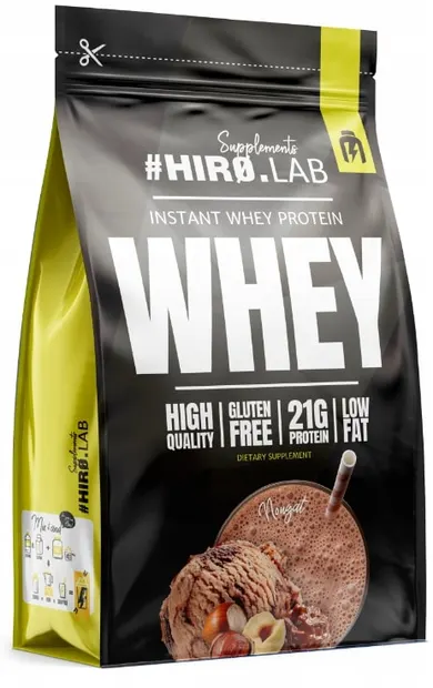 Instant Whey Protein, cremă de nuga, 750 g, Hero.Lab