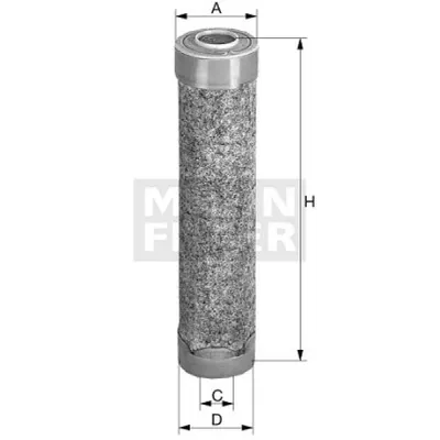 Filtru aer secundar MANN-FILTER CF 16 001