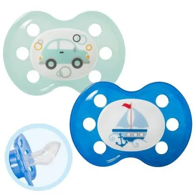 Baby Nova Suzetă din silicon, mărimea 1, pentru băiat