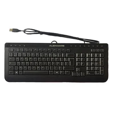 Tastatura ALIENWARE, layout: elvetiana, Multimedia, USB, Negru