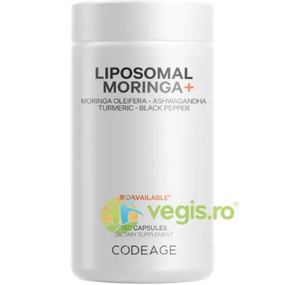 Liposomal Moringa+ Super-Aliment Avansat pentru Energie, Echilibru si Vitalitate 180cps
