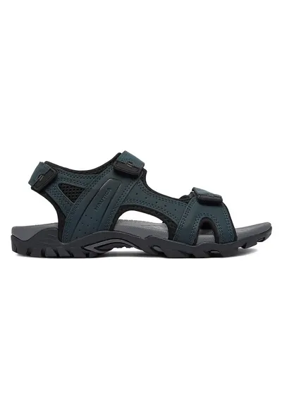 Sandale barbatesti - bleumarin - textil - sistem inchidere Velcro