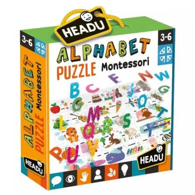 Headu Montessori - Puzzle Alfabet 3D