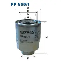 Filtru combustibil FILTRON PP 855/1