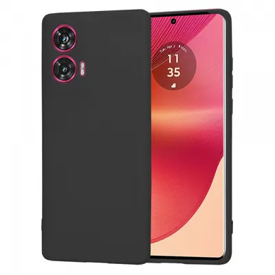 Husa pentru Motorola Edge 50 Fusion, Techsuit, SoftFlex, Neagra