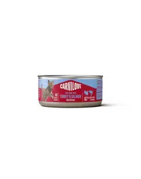 Pate pentru pisoi CARNILOVE Cat Can Paté curcan și somon 100 g