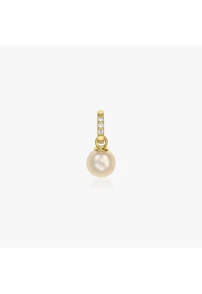 Pandantiv din aur galben Aveline – Perla naturala si diamante