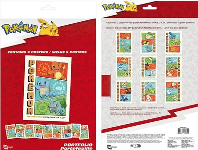Set mini postere GB Eye Games: Pokemon - Starters