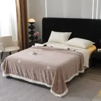 Patura Super Soft Cocolino cu Blanita, 200x230 cm – Eleganta si Caldura cu Model Sculptat cu Ploaie de Stele, Cappuccino