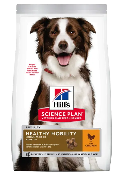 Hrana uscata caini, Hill's Science Plan Canine Adult Healthy Mobility Medium, 14 kg