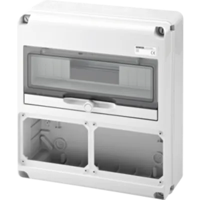 Organizator de santier Q-DIN 14 14 MODULE - 2 FLANSE IB ORIZONTALE 16 / 32A SBF IP44 - IP65
