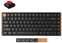 Tastatură mecanică Keychron - K3 Max SE, wireless, Milk POM Red, RGB, neagră