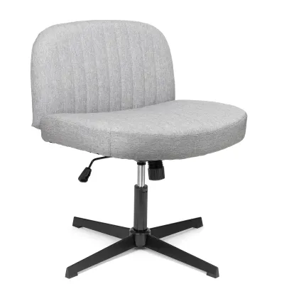 Scaun de Birou, Dr.Home Bixby XL, Fara Roti, Material Textil - Gri