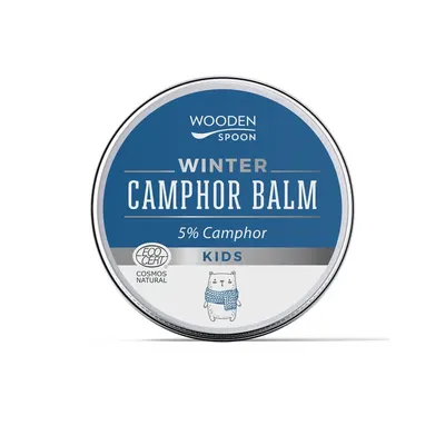 Balsam de iarna cu camfor 5% pentru copii ecologic 60ml Wooden Spoon