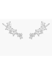 Cercei argint 925 placat cu rodiu - zirconiu - Constellation