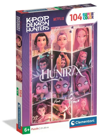Puzzle pentru copii Clementoni de 104 piese - K-Pop Demon Hunters (varianta 2)