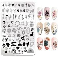 Matrita metalica stampila unghii Nicole Diary L36