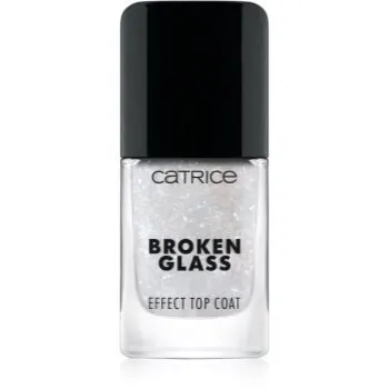 Catrice Broken Glass Effect Top Coat lac de unghii/parte sus cu particule stralucitoare